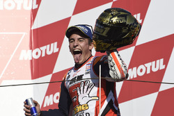 Podium : le vainqueur Marc Marquez, Repsol Honda Team