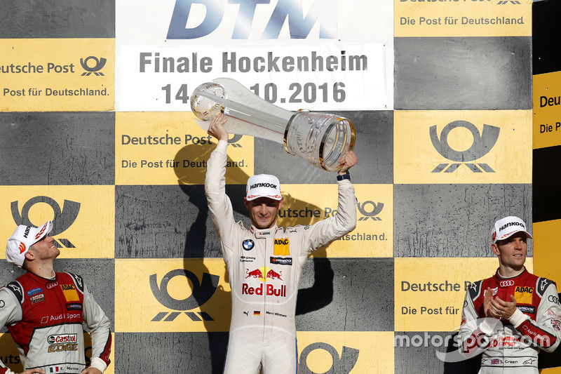 Podium: Champion Marco Wittmann, BMW Team RMG, BMW M4 DTM