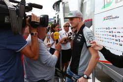 Nico Hulkenberg, Sahara Force India F1 with the media