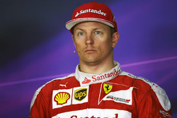 Kimi Raikkonen, Ferrari in the FIA Press Conference