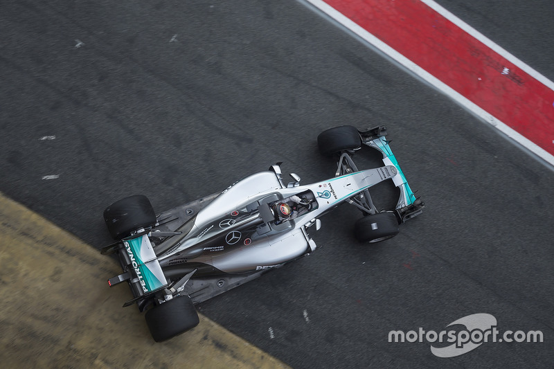 Pascal Wehrlein, Mercedes F1 Team teste les pneus Pirelli 2017