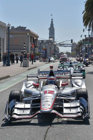 Will Power, Team Penske Chevrolet during a parade at the Embarcadero