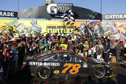 Race winner Martin Truex Jr., Furniture Row Racing Toyota