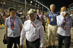 Bernie Ecclestone, in griglia