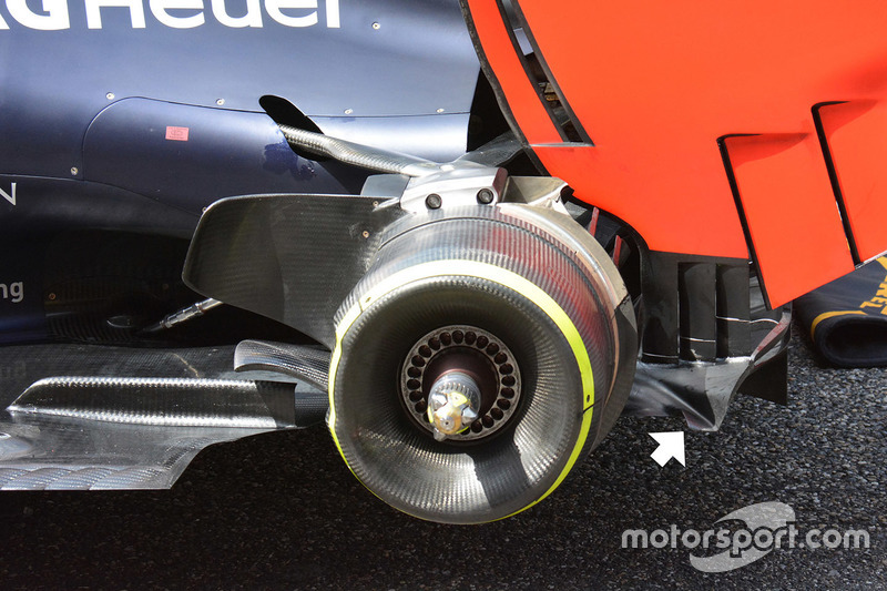 Red Bull Racing RB12, Heckbereich-Detail