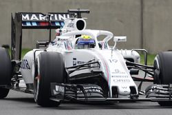 Felipe Massa, Williams FW38 with the Halo cockpit cover