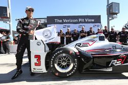 Pole-Position für Helio Castroneves, Team Penske Chevrolet