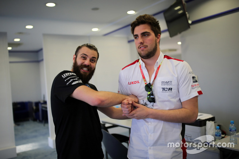 Stefano Comini, Leopard Racing Volkswagen Golf GTI TCR and Pepe Oriola, SEAT Leon, Team Craft-Bamboo