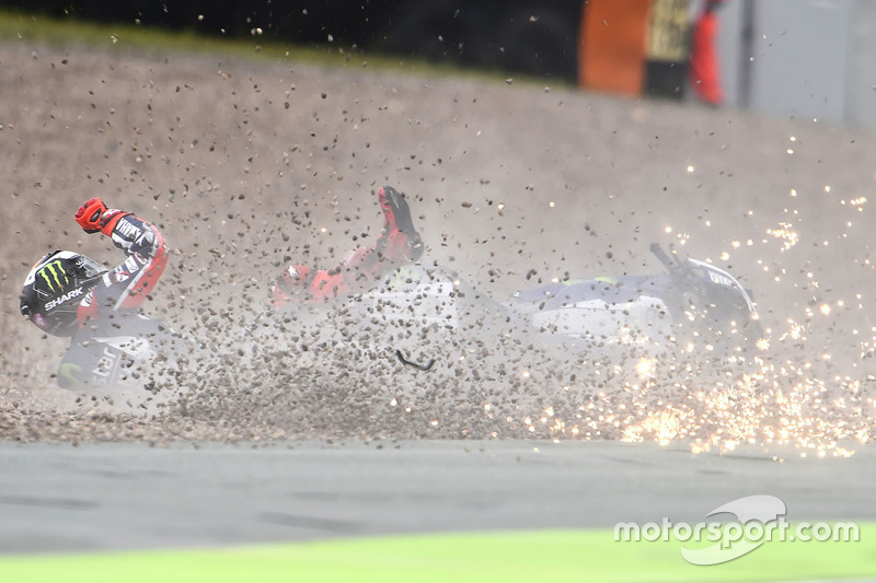 Jorge Lorenzo, Yamaha Factory Racing accidente