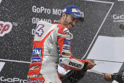 Podium: third place Andrea Dovizioso, Ducati Team