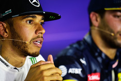 Lewis Hamilton, Mercedes AMG F1 lors de la conférence de presse de la FIA