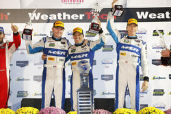 Race winners John Pew, Oswaldo Negri Jr., Olivier Pla, Michael Shank Racing