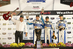 Race winners John Pew, Oswaldo Negri Jr., Olivier Pla, Michael Shank Racing, Michael Shank