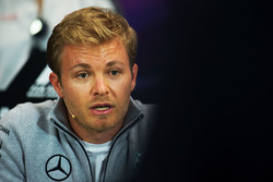 Nico Rosberg, Mercedes AMG F1 in the FIA Press Conference