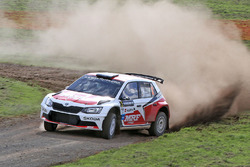 Fabian Kreim and Frank Christian, Skoda Fabia R5, Team MRF