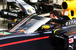 Red Bull Racing RB12 with the Aero Screen