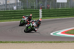 Jonathan Rea, Kawasaki Racing Team; Tom Sykes, Kawasaki Racing Team