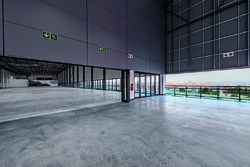 Terrasse d'observation avant la zone du paddock