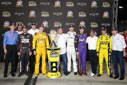 Toyota Chase drivers: Martin Truex Jr., Furniture Row Racing, Kyle Busch, Joe Gibbs Racing, Carl Edwards, Joe Gibbs Racing, Denny Hamlin, Joe Gibbs Racing, Matt Kenseth, Joe Gibbs Racing