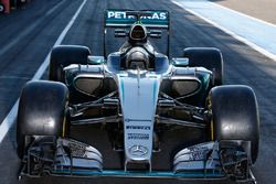 Mercedes AMG F1 W06 Hybrid with 2017 Pirelli tyres