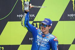 Podio: tercer clasificado Maverick Viñales, Team Suzuki MotoGP