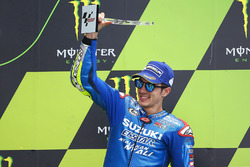 Podium: derde Maverick Viñales, Team Suzuki MotoGP