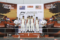 Podium: winner Danial Nielsen Frost, second place Faine Kahia, third place Nazim Azman