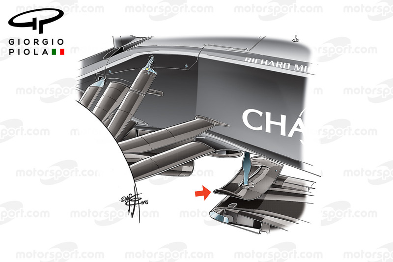 McLaren MP4/31 front fins, German GP