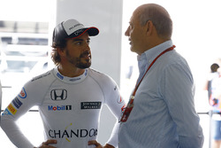 Fernando Alonso, McLaren with Ron Dennis, McLaren Automotive Executive Chairman