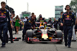 Max Verstappen, Red Bull Racing RB12 on the grid