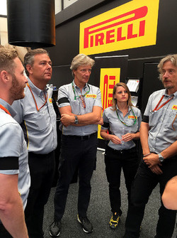 Pirelli staff in Spa-Francorchamps