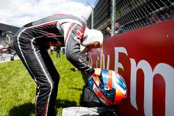 Romain Grosjean, Haas F1 Team, on the grid