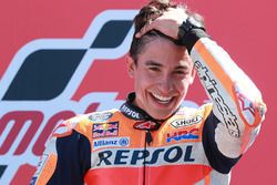 Podium: Race winner Marc Marquez, Repsol Honda Team