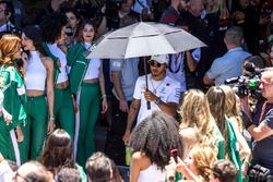 Lewis Hamilton, Mercedes AMG F1 lors de la parade des pilotes