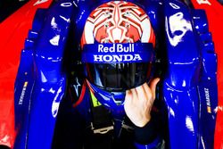 Marc Marquez, tests the Toro Rosso F1 car