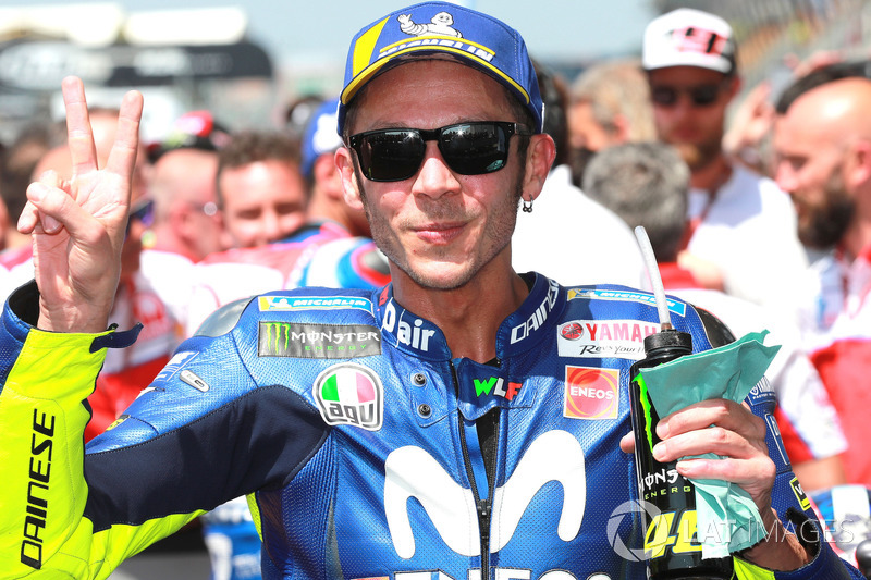 Third place Valentino Rossi, Yamaha Factory Racing