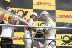 Podium: Stefan Reinhold, Team principal, BMW Team RMG, Timo Glock, BMW Team RMG