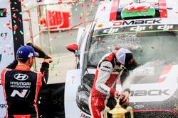 Les vainqueurs Elfyn Evans, Daniel Barritt, Ford Fiesta WRC, M-Sport