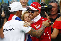 2017 World Champion Lewis Hamilton, Mercedes AMG F1, Sebastian Vettel, Ferrari