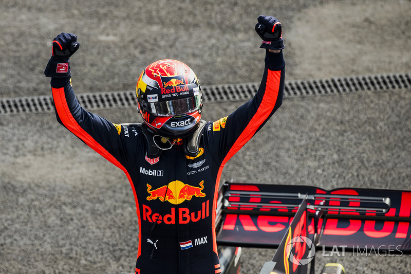 Race winner Max Verstappen, Red Bull Racing