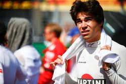 Lance Stroll, Williams Racing, on the grid