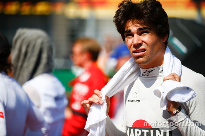 Lance Stroll, Williams Racing, en parrilla