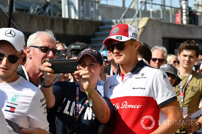 Marcus Ericsson, Sauber avec des fans