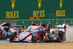 Crash: #1 Rebellion Racing Rebellion R-13: Andre Lotterer, Neel Jani, Bruno Senna