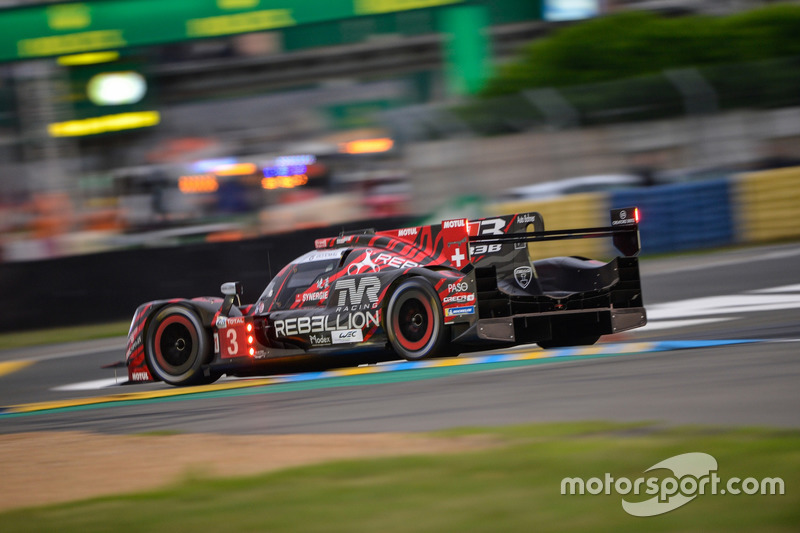#3 Rebellion Racing Rebellion R-13: Mathias Beche, Gustavo Menezes, Thomas Laurent