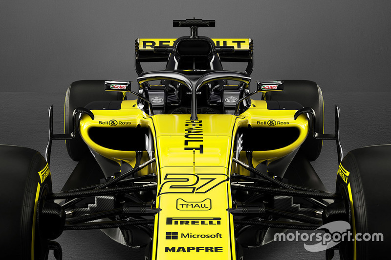 Renault F1 Team RS18  detalle del frente