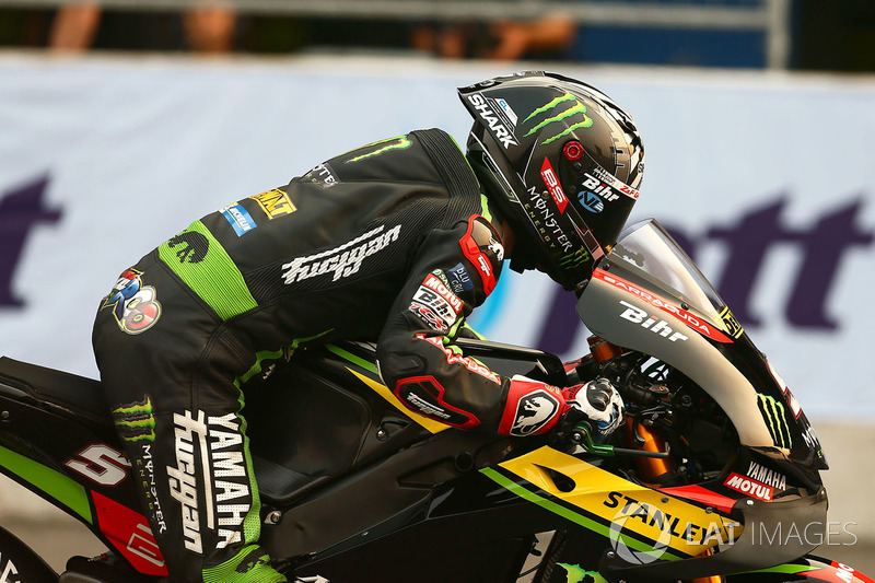 Johann Zarco, Monster Yamaha Tech 3, prova la partenza