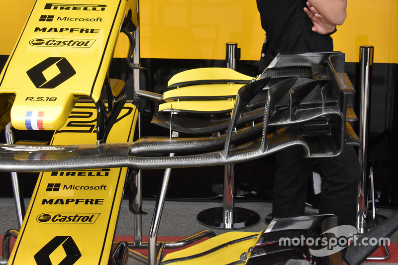 Детали переднего крыла Renault RS18