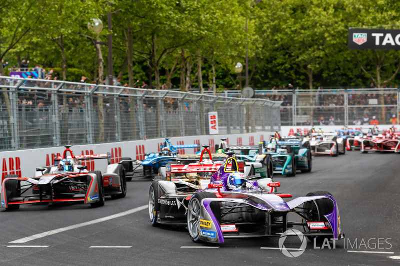 Sam Bird, DS Virgin Racing, Andre Lotterer, Techeetah, Maro Engel, Venturi Formula E Team