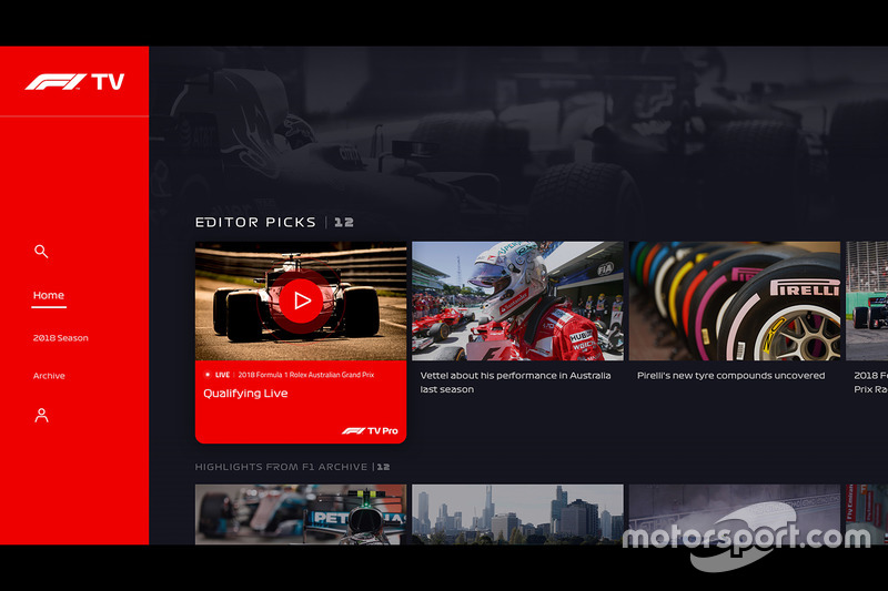 Lancement de la F1 TV